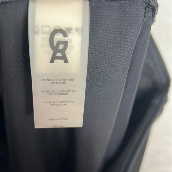 Good American Ombre High Waist Black Grey Bronze Bike Shorts